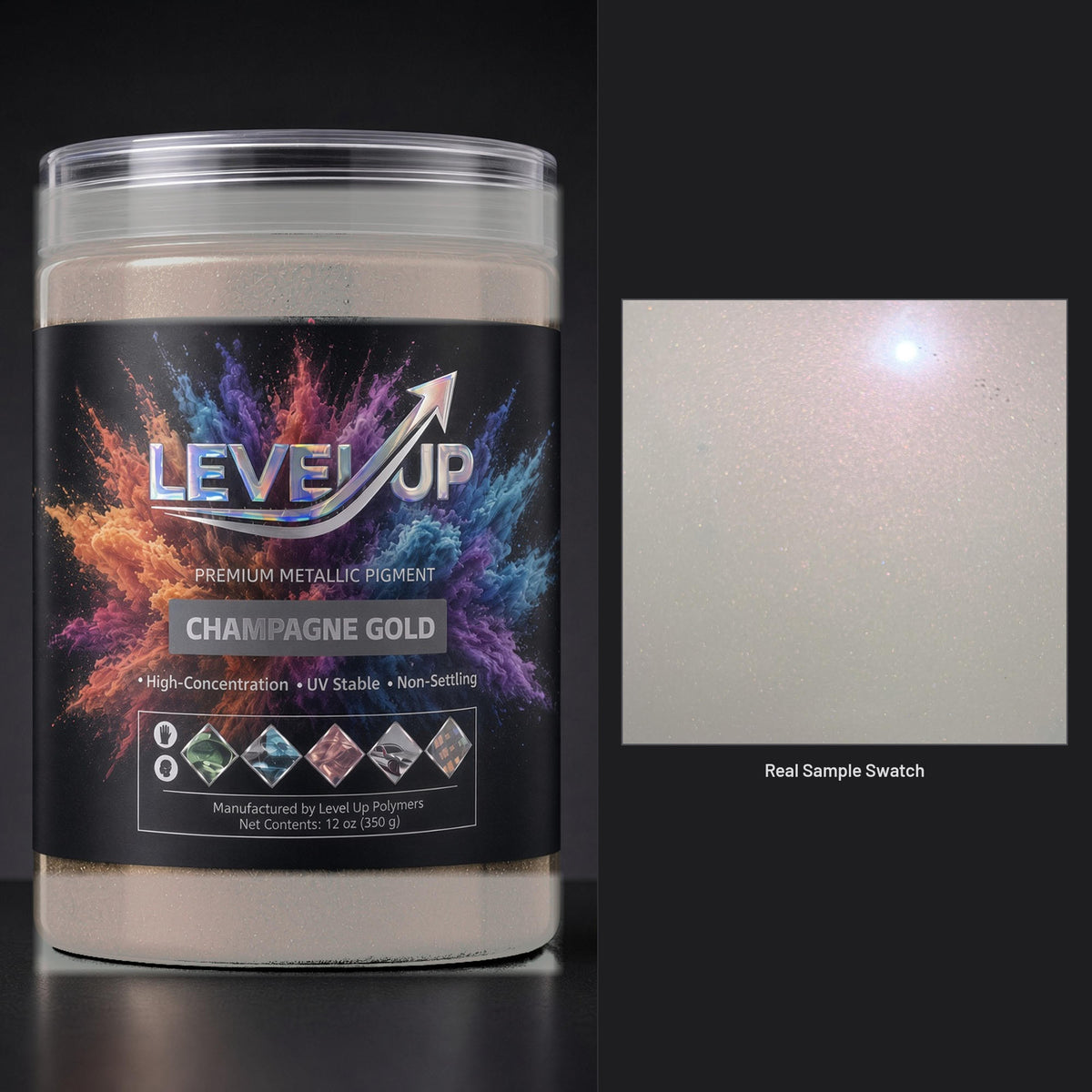 LEVEL UP Premium Metallic Pigment