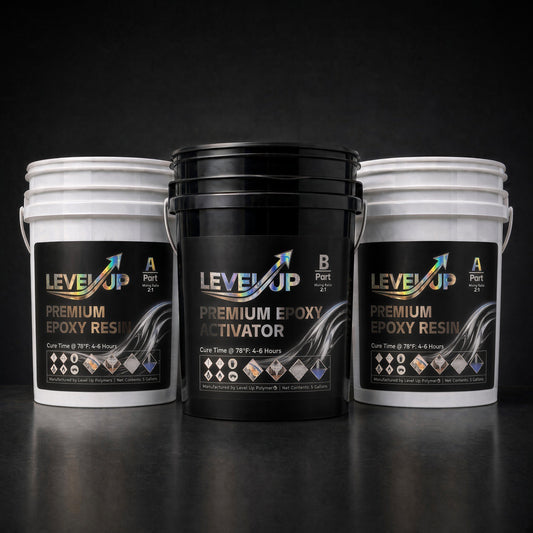 Premium Clear Epoxy Resin — 15 Gallon Kit
