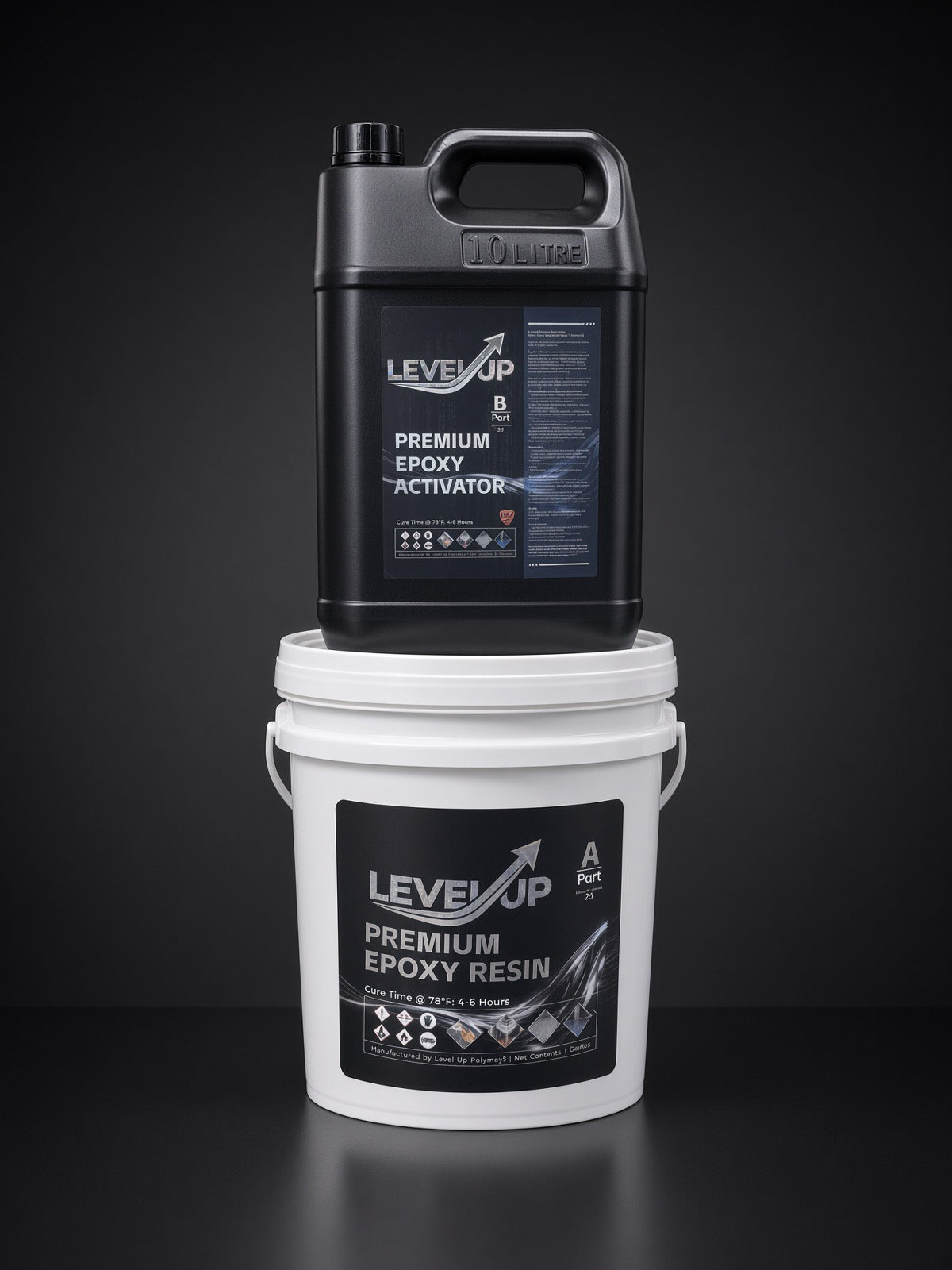 Premium Clear Epoxy Resin — 7.5 Gallon Kit
